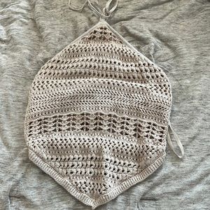 Abercrombie crochet top size small